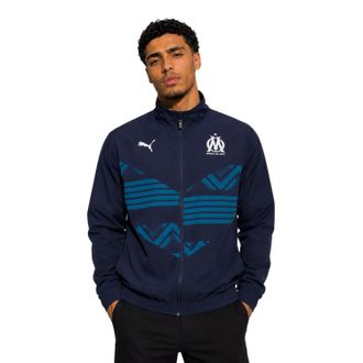 Puma Heren Prematch-jas van Olympique de Marseille FC (Marine)