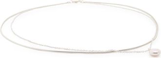 Sapir Bachar Large Pearl Sterling Silver Belt - One Size