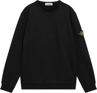 Stone Island Felpa Sweatshirt - Heren - Sweatshirts - Zwart - XL - Katoen - Hoodies & sweatvesten