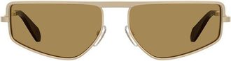 Moschino MOS209/S AOZ/70 Mens Sunglasses Gold Size 59