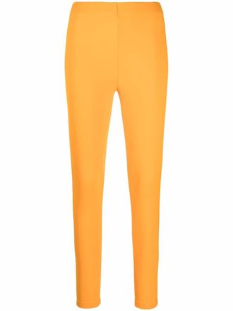Pucci high-waisted pull-on leggings - women - Viscose - 48 - Orange