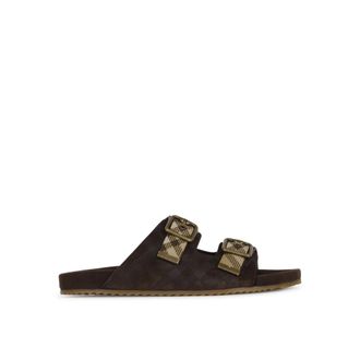 Burberry Sliders, male, Brown, Size: 9 1/2 US Urchin Sandal
