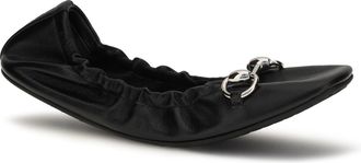 Gucci Womens Prima Ballerinas Black Flat Shoes
