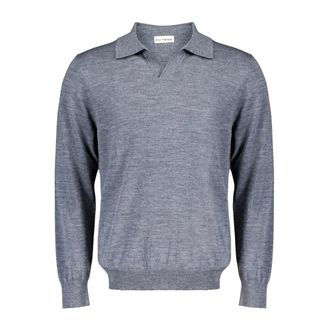 Autore Stewart Polo Knit - Heren - Truien - Grijs - Maat: 2XL Wol