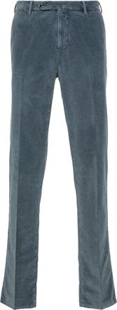 Pantaloni Torino pressed-crease trousers - men - Elastane/Cotton/Lyocell - 52 - Blue