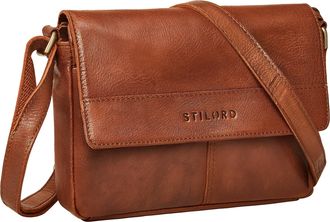 STILORD Miley Elegant Small Leather Handbag Cross Body Bag Women Vintage Ladies Shoulder Bag Genuine Leather Womens Crossbody Bags with Zip & Long Strap for L