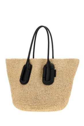 Marc Jacobs Womens Tote Beige Straw