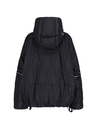 Moncler Womens Jackets Black Polyester
