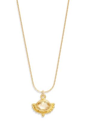 CHILD OF WILD Golden Hour Citrine Pendant Necklace at Nordstrom