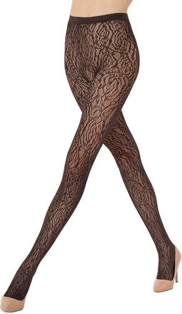 Wolford Rose Lace Effect Tights