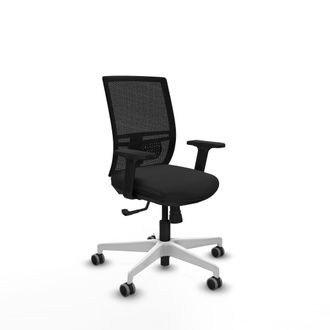 Piqueras y Crespo Silla De Oficina Piqueras Y Crespo Yunquera Negro Reposabrazos Ajustables