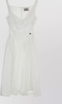 Vivienne Westwood midi flared v-neck dress