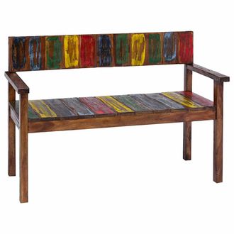 vidaXL Vidaxl - Sillas De Comedor 4 Unidades Madera Maciza Reciclada
