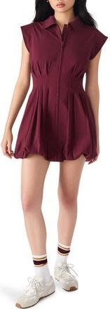 Steve Madden Dyanne Bubble Hem Minidress in Wine at Nordstrom Rack, Size X-Large