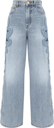 Zimmermann Alchemy Applique Cut-out Embroidered Jeans