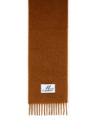 Marni Fringe Detail Blue Brushed Alpaca