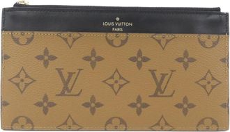Louis Vuitton Monogram Reverse Brown Monogram Reverse Monogram Reverse Long Wallet (Bi-Fold) (Pre-Owned)