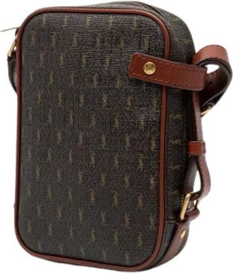 Saint Laurent Pre-owned Cross Body Bags, female, Brown, Size: ONE SIZE Pre-owned Crossbody Bag