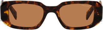 Prada Sunglasses Pr17 Ws Vau2 Z1 Tortoise/Dark Brown Unisex