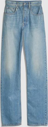 Gucci Cotton Denim Pants With Soft Coating, Blue