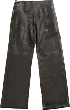 Rick Owens brushed-finish trousers - Grigio