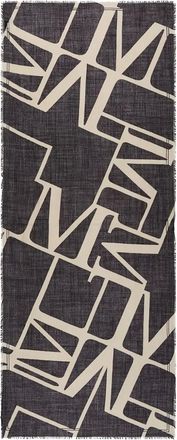 Marc O'Polo Scialle con stampa grafica - Nero