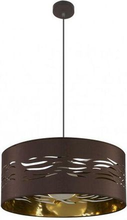 Fabrilamp Fabrilamp - Colgante Niebla 1xE27 marrón marrón oro 50D - Marrón/Marrón-Oro