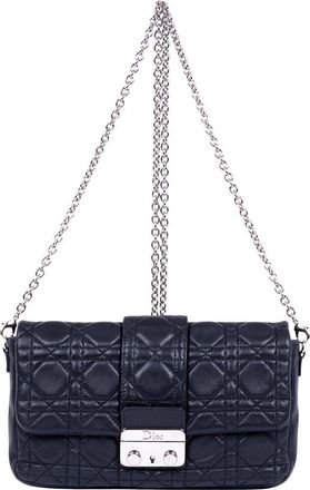 Dior Navy Cannage Leather Miss Dior (Authentic Pre-Loved)