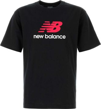 New Balance Black Cotton T Shirt