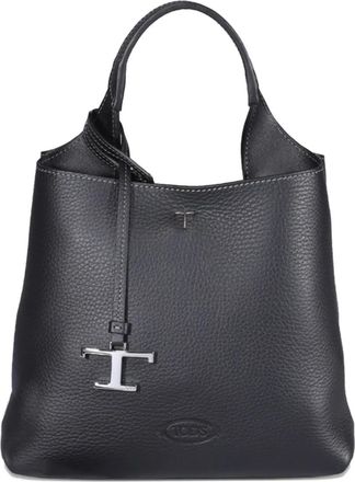 Tod's Leren shopper - Zwart