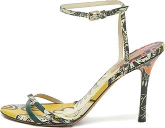 Valentino Garavani Sandali con stampa 2023 - Verde