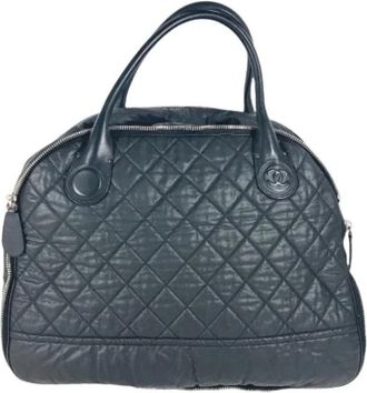 Chanel Pre-owned Vintage Boston Bag - Dames - Vintage Handtas - Zwart - ONE Size - Vintage