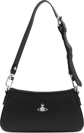 Vivienne Westwood Orb-appliqu&eacute; shoulder bag - women - Polyurethane - OS - Black