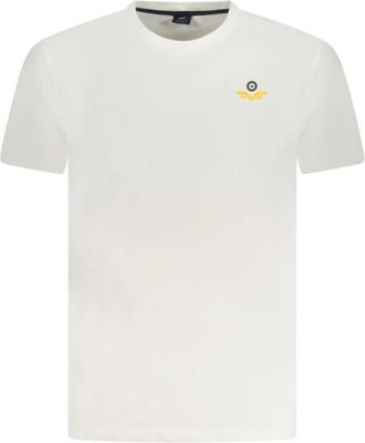 Armata Di Mare Wit Katoenen Heren T-Shirt Kuststijl - Heren - T-shirts - Wit - L - Katoen - Tops