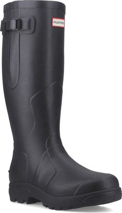 Hunter Balmoral MK II Boot Rubber Mens Dark Olive/Black Wellington Boots - Size UK 11