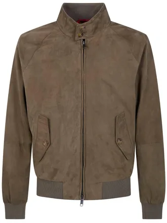 Baracuta G9 Suede Bomber Jacket