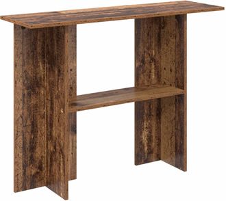 vidaXL Mesa Consola Madera Envejecida 100 X 30 X 75 Cm Vidaxl