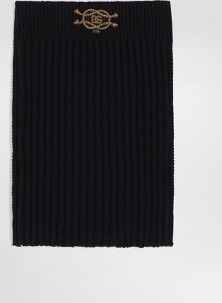 Dolce & Gabbana Knitted Neck Warmer - Man Scarves And Silks Blue Pz
