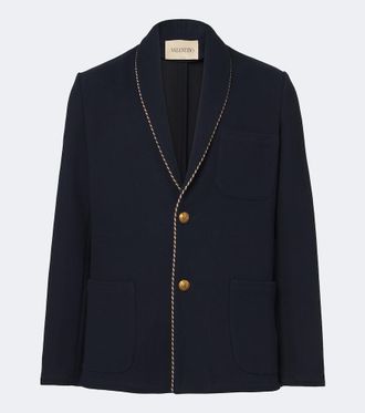 Valentino Cotton twill blazer