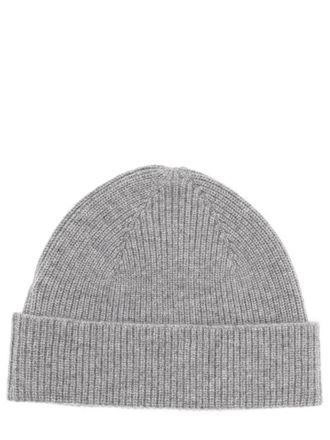 Ermenegildo Zegna Cashmere Ribbed Contrast Beanie