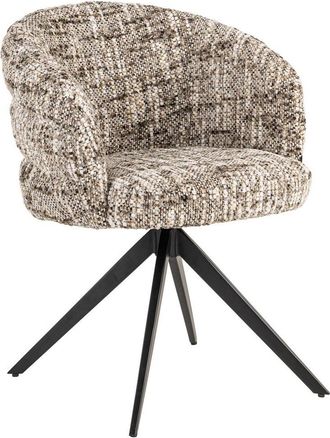 Richmond Interiors 360° drehbarer Design Armlehnstuhl Serenity - Brown Omara