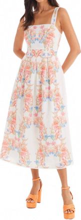 Allison New York Juliana Midi Dress In Floral Arches