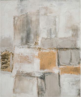 Schubiger M&ouml;bel Bild Farbkomposition in Weiss und Beige 1