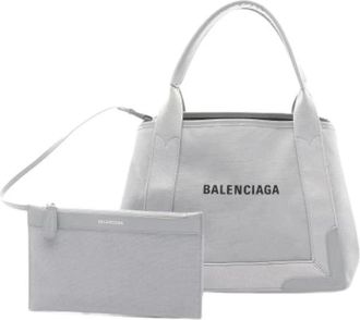 Balenciaga Pre-owned Tote Bags, female, Gray, Size: ONE SIZE Pre-owned Tote Bag (Pouch Included)
