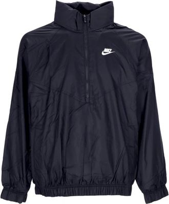 Nike Windbreaker Anorak Jack Zwart/Wit - Heren - Trainingsjackets - Zwart - XL - Polyester - Fitness