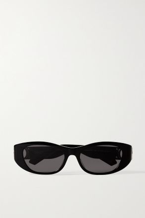 Dior Occhiali Da Sole In Acetato Con Montatura Ovale 30montaigne S9u - Nero