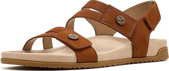Vionic Essie Womens Sandals Brandy Nubuck : 6.5 W, Leather