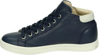 Aqa Aqa, Schoenen, Dames, Blauw, 37 EU, Leer, A8512 Mid Sneaker