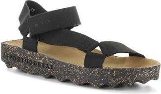 FLY London Clew Sandal in Black at Nordstrom, Size 10-10.5Us