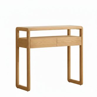 Wabi Home Consola con cajones de madera maciza 90cm